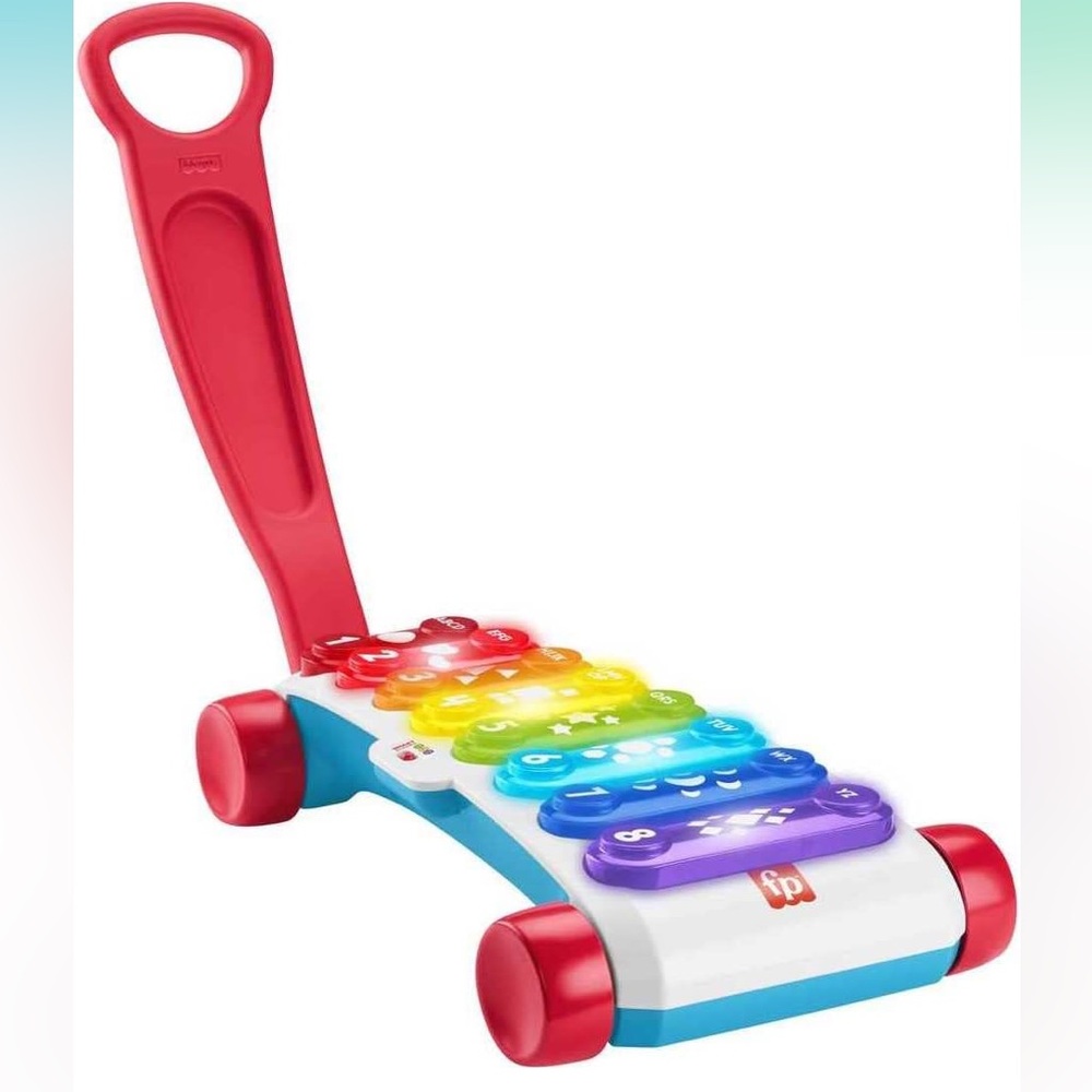 Fisher-Price Baby Giant Light-Up Xylophone Pull-Along with Music & Phrases